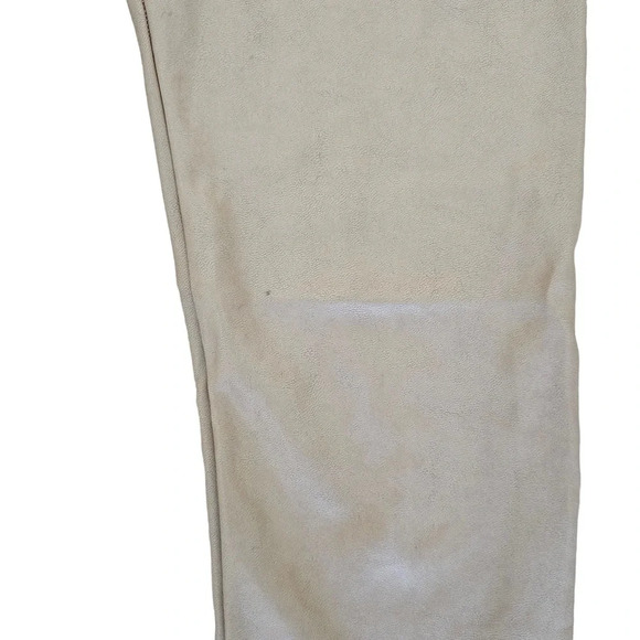 Aritzia Wilfred Free Daria vegan leather leggings pants tan beige XS - Picture 6 of 11